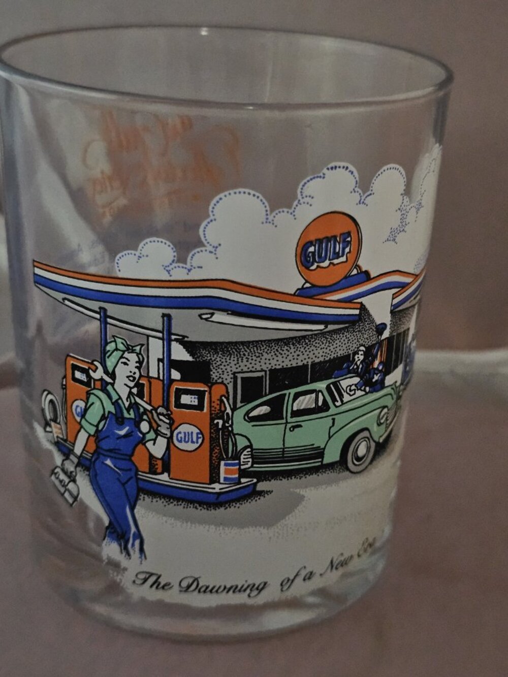 Gulf Oil Collector’s Series - The Dawning of a New Era -Glassware